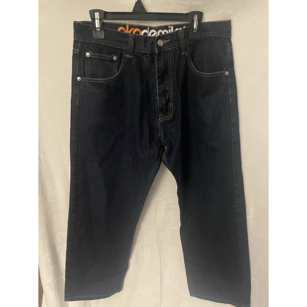 Akademiks Jeans Mens 36 32 jeans‎ Denim Straight Leg Hip Hop